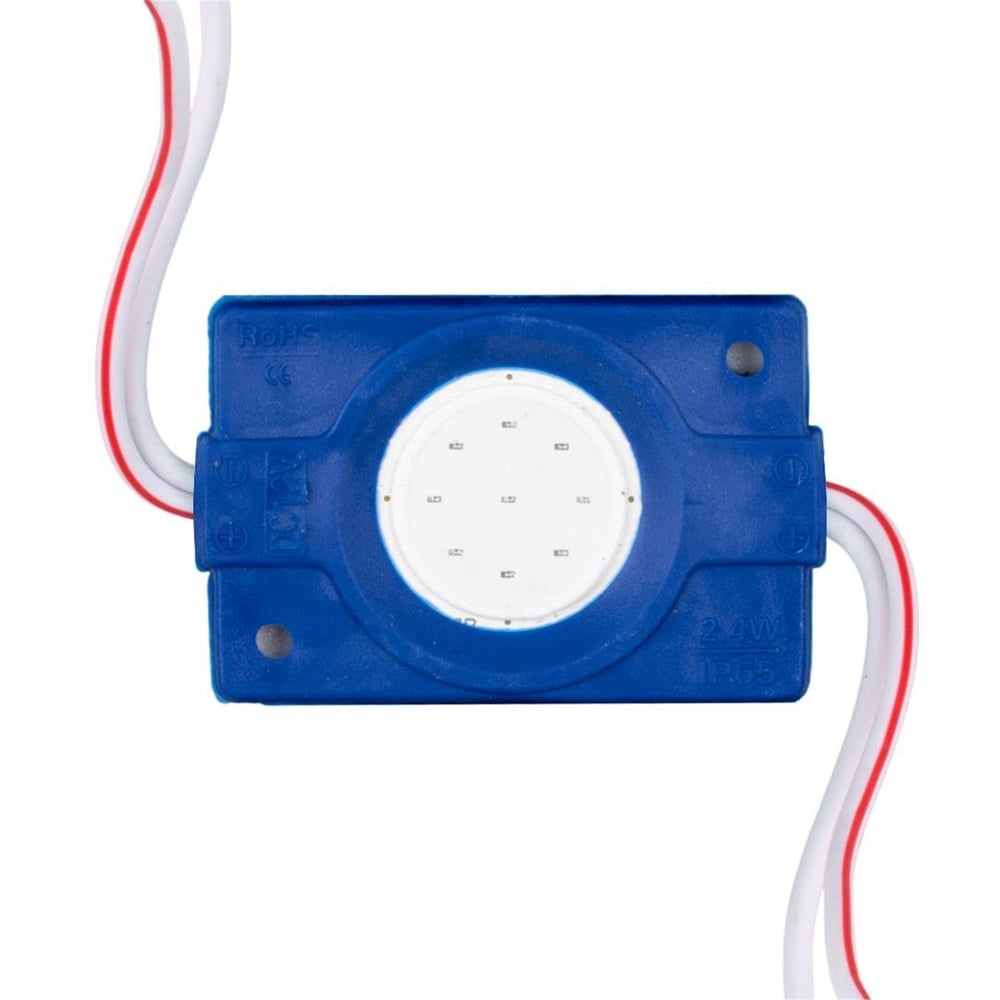 Powermaster 12 Volt 2.4 Watt Mavi COB LED Modül - 40x22 mm - Modül Led