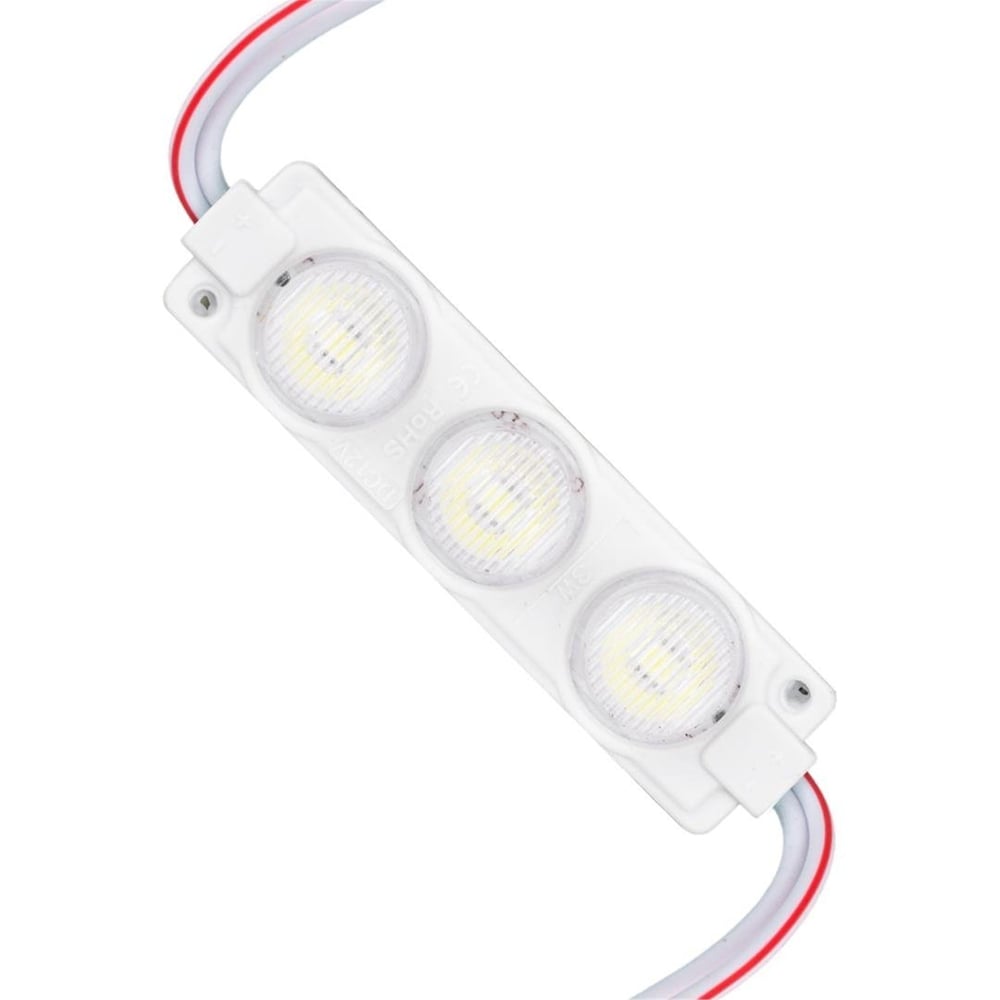 Powermaster 12 Volt 3 Watt Beyaz LED Modül - 74x20 mm - 3030 Çip - Modül Led