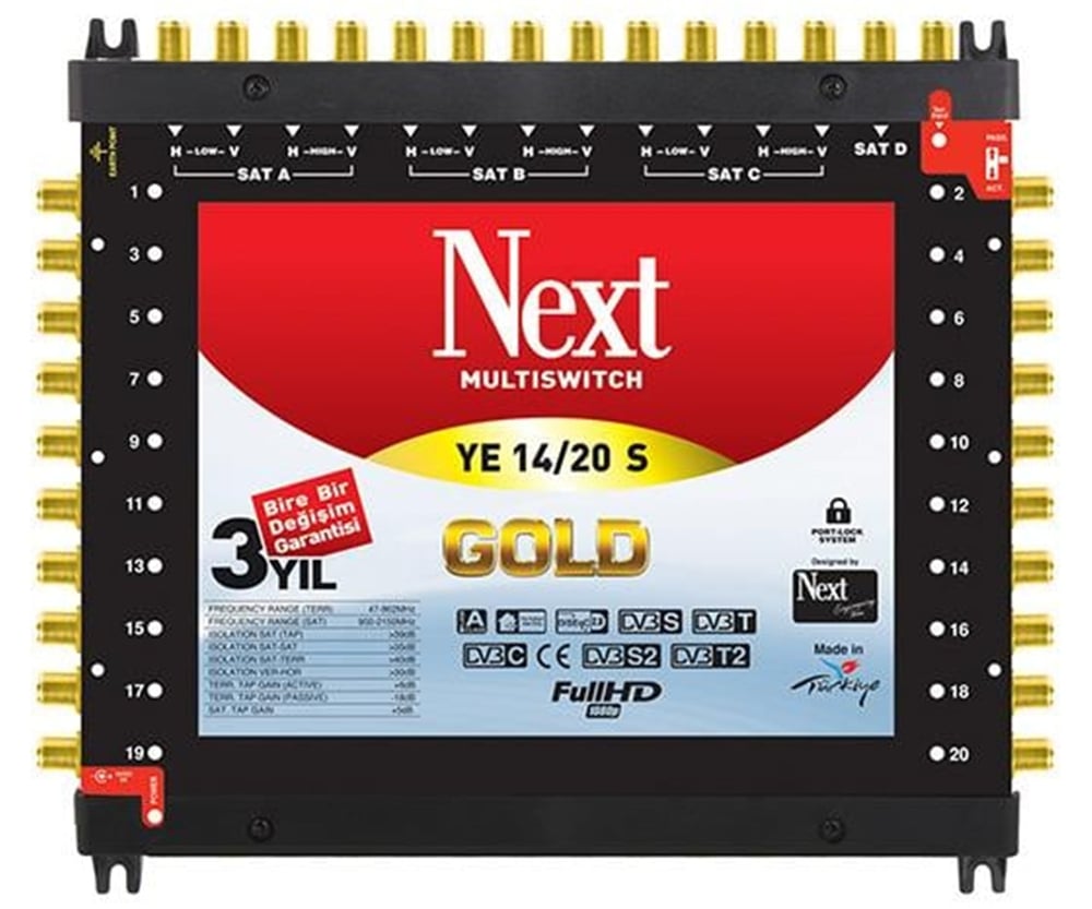 Next 14*20 Sonlu Uydu Santrali Next - Mersat Sonlu Uydu Santral