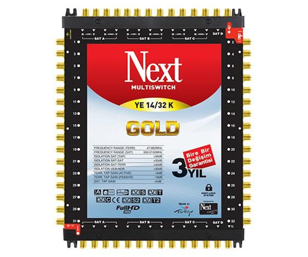Next 14*32 Kaskatlı Uydu Santrali Next - Mersat Sonlu Uydu Santral