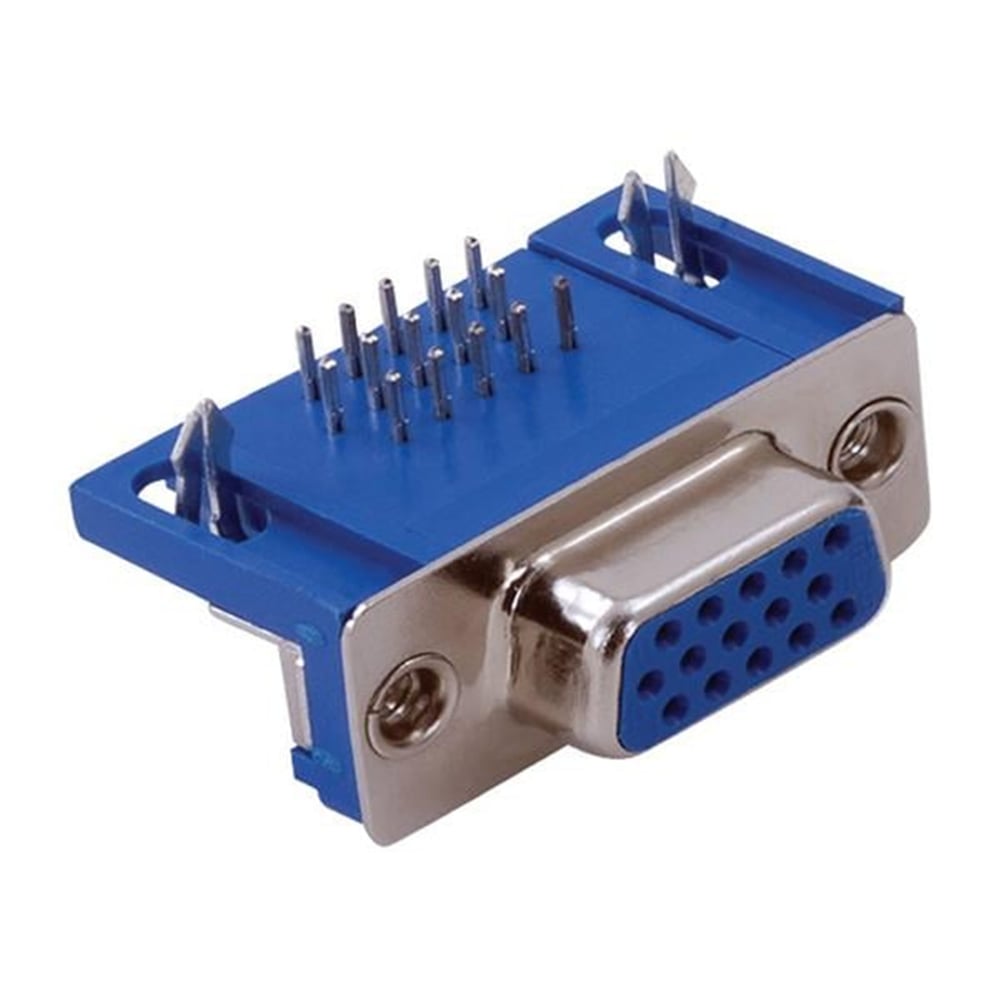 Hey 15 Pin Dişi D-Sub Şase L Tip - Fiş - Jack - Şase
