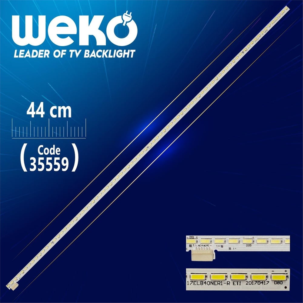 Weko 17 ELB-40NER1-R ETI E471763 - 60.5 Cm - WK-1077 Led Tv Bar - Tv Led Bar