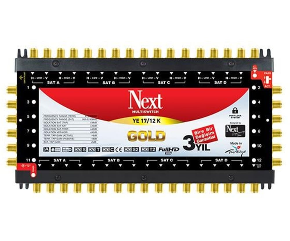 Next 17*12 Kaskatlı Uydu Santrali Next - Mersat Sonlu Uydu Santral