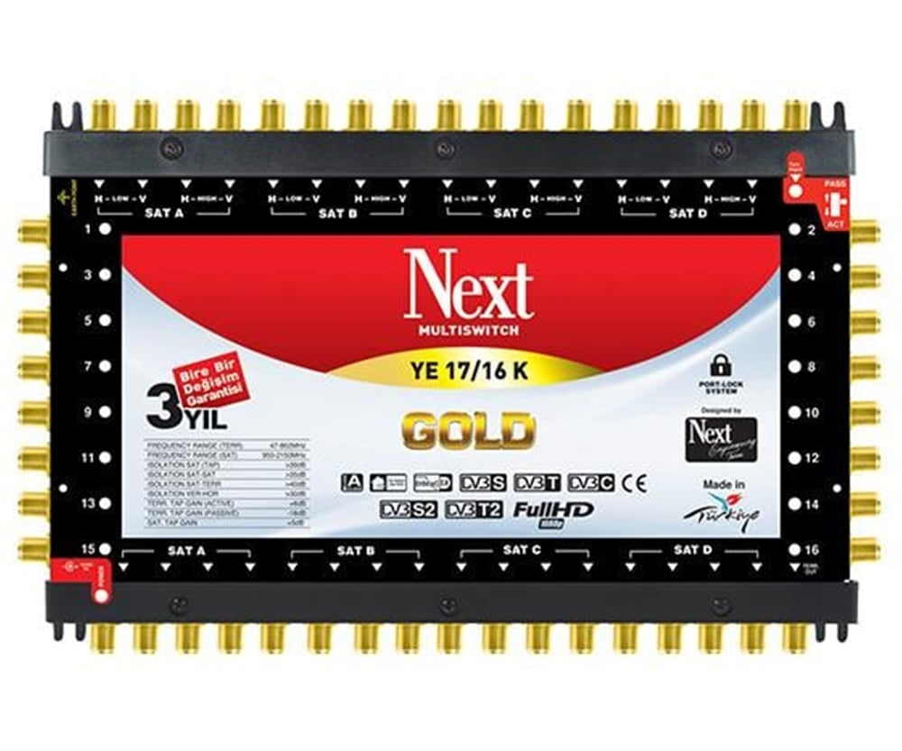 Next 17*16 Kaskatlı Uydu Santrali Next - Mersat Sonlu Uydu Santral