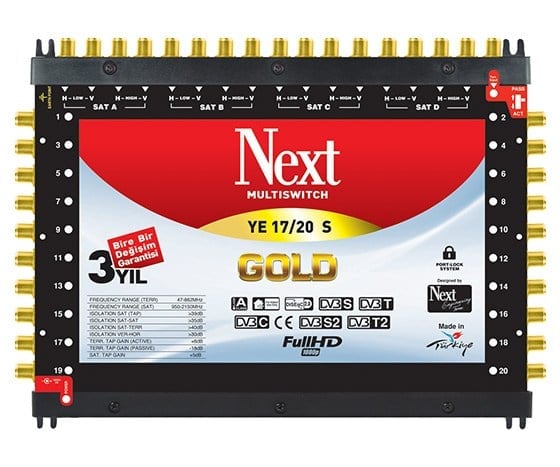 17*20 SONLU UYDU SANTRALİ NEXT