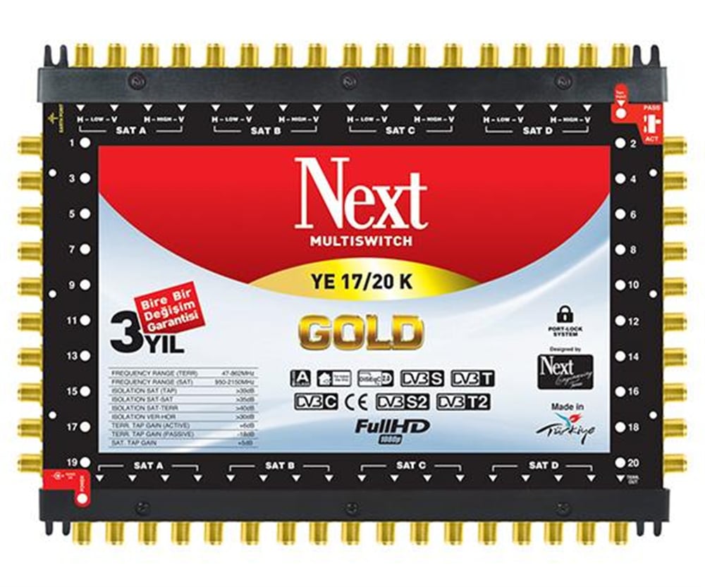 Next 17*20 Kaskatlı Uydu Santrali Next - Mersat Sonlu Uydu Santral