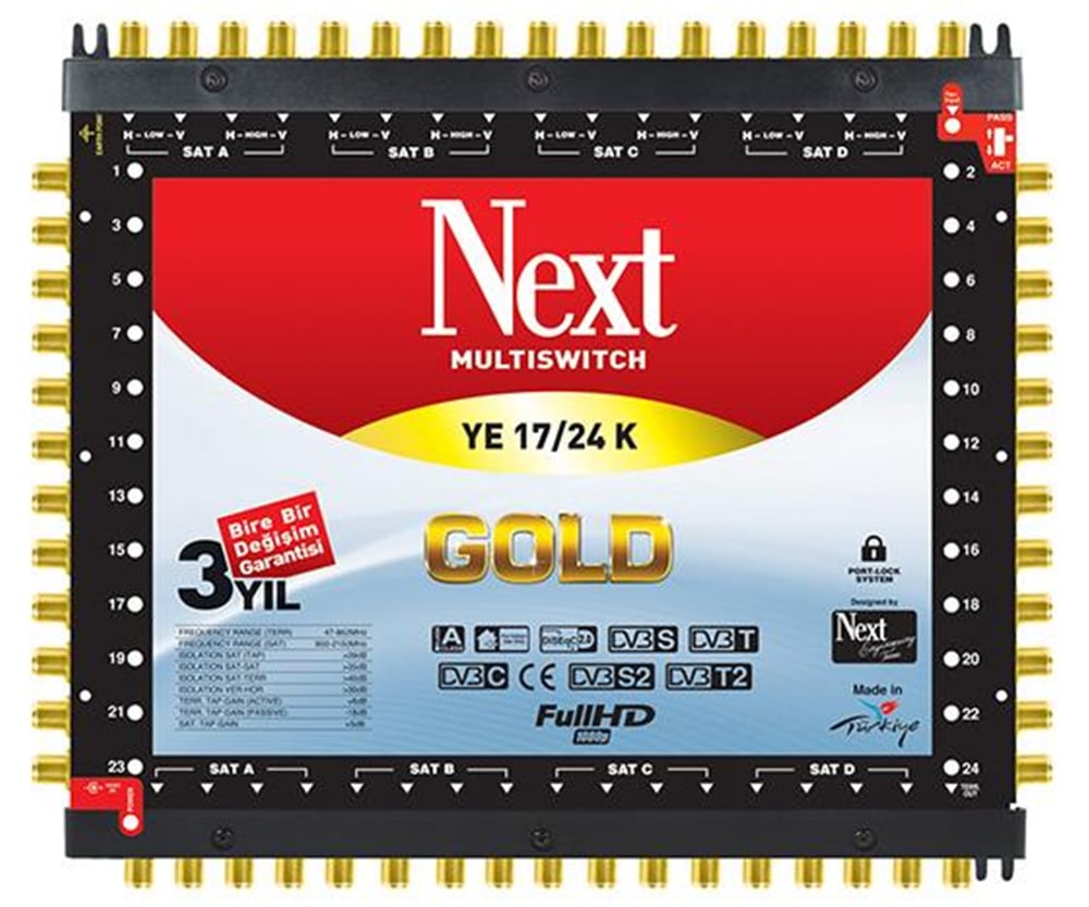 Next 17*24 Kaskatlı Uydu Santrali Next - Mersat Sonlu Uydu Santral