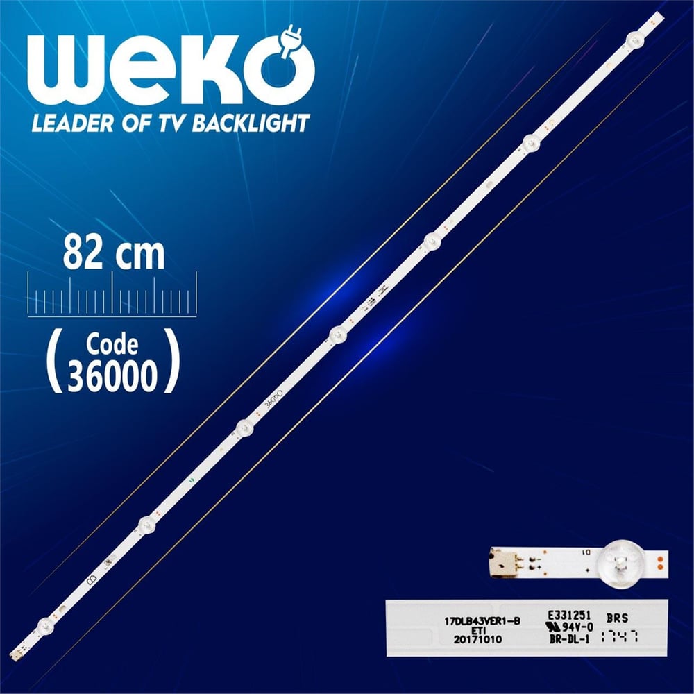 Weko 17DLB43VER1-B ETI 20171010 82 Cm Tv Led Bar - Tv Led Bar