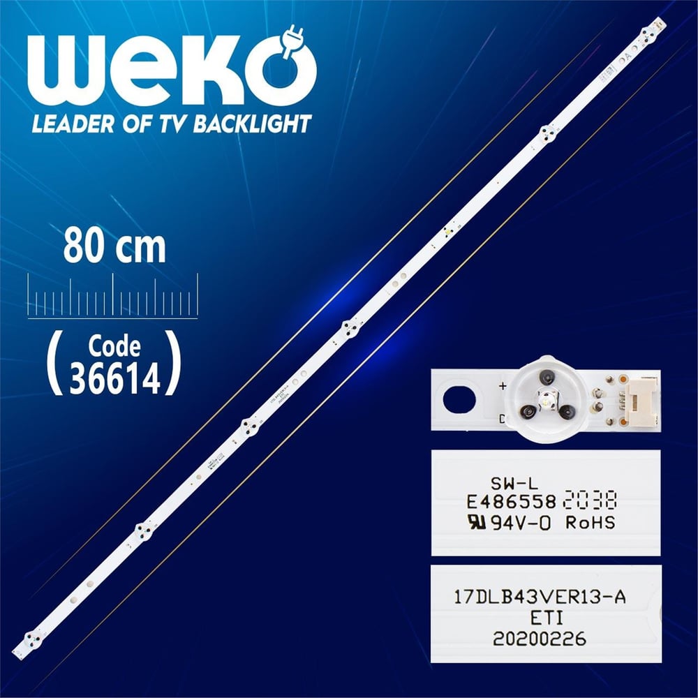 Weko 17DLB43VER13-A 7 LEDLİ 80 CM - Tv Led Bar - Tv Led Bar