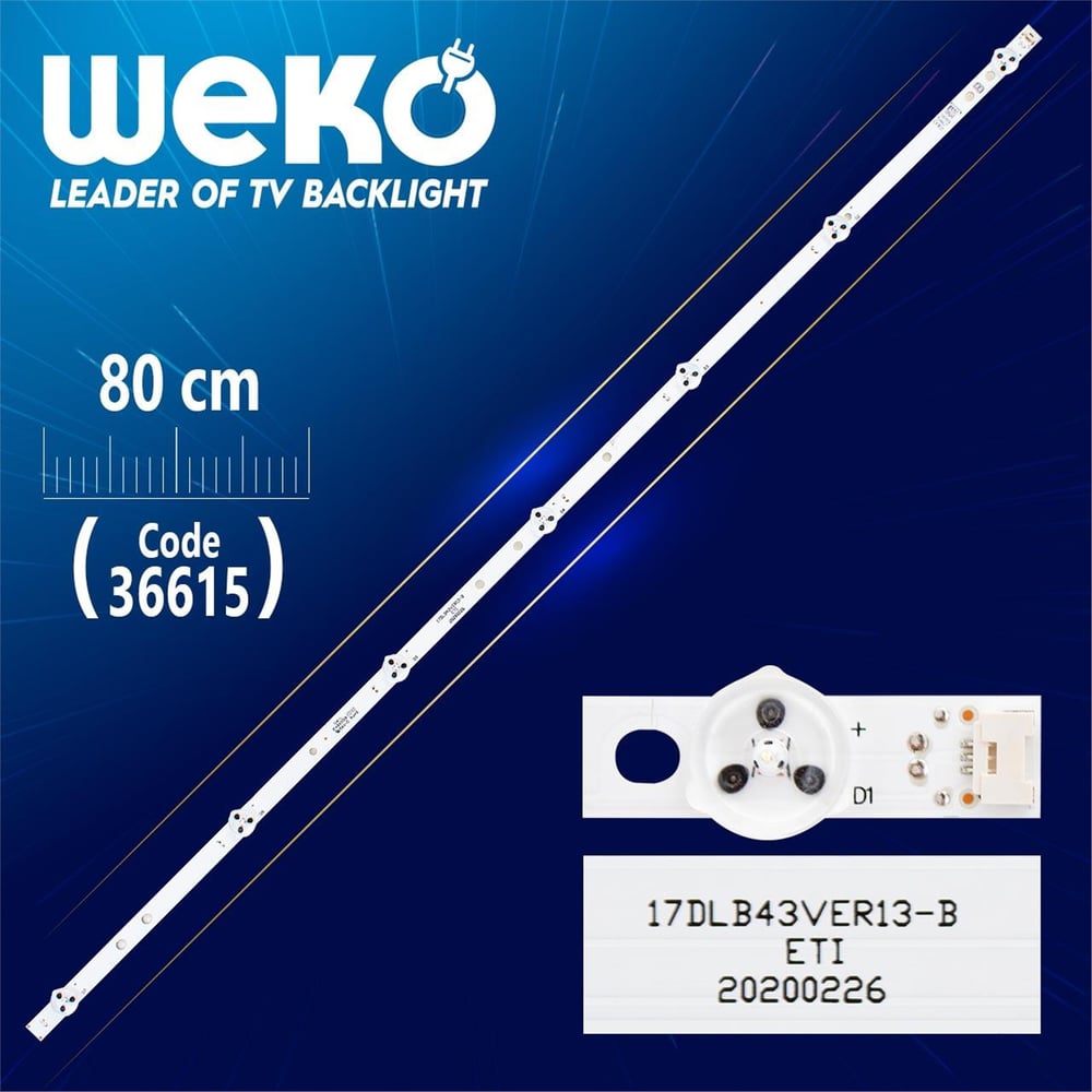 Weko 17DLB43VER13-B 7 LEDLİ 80 CM - Tv Led Bar - Tv Led Bar