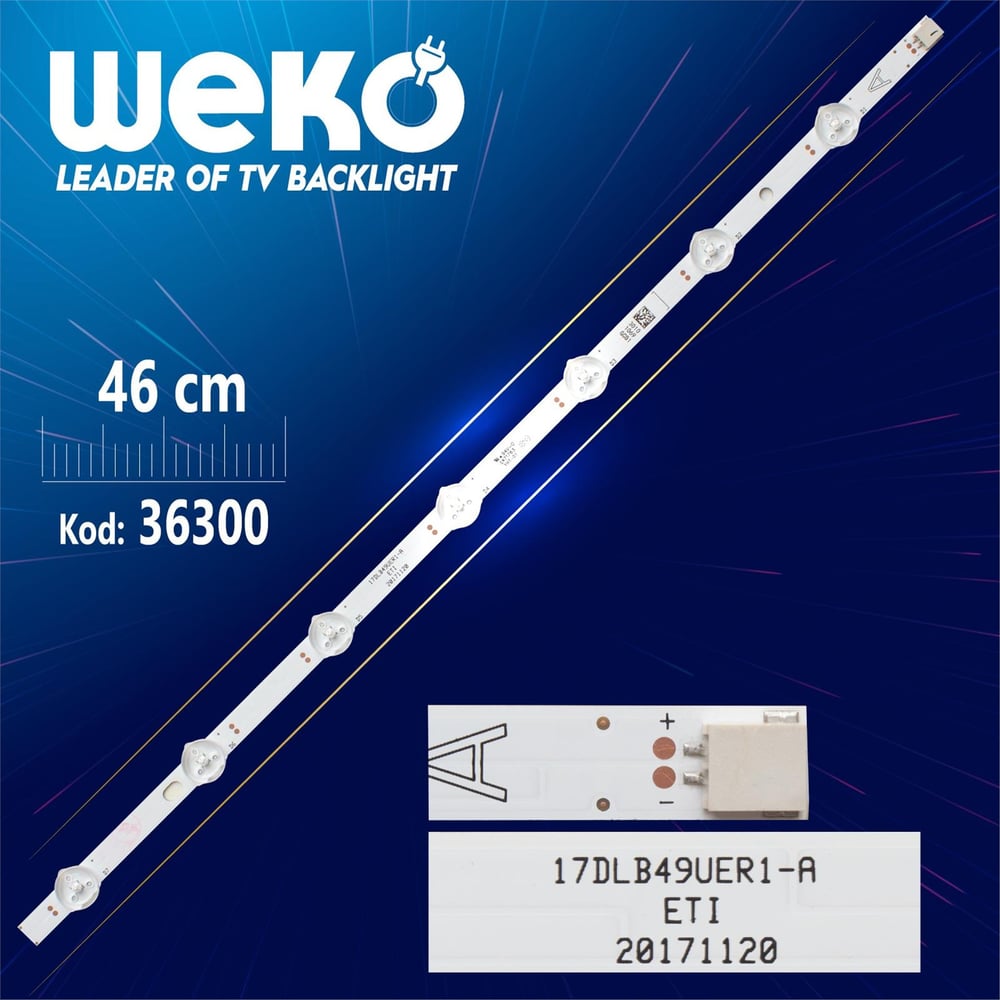 Weko 17DLB49UER1-A 7 Ledli  46 CM Tv Led Bar - Tv Led Bar
