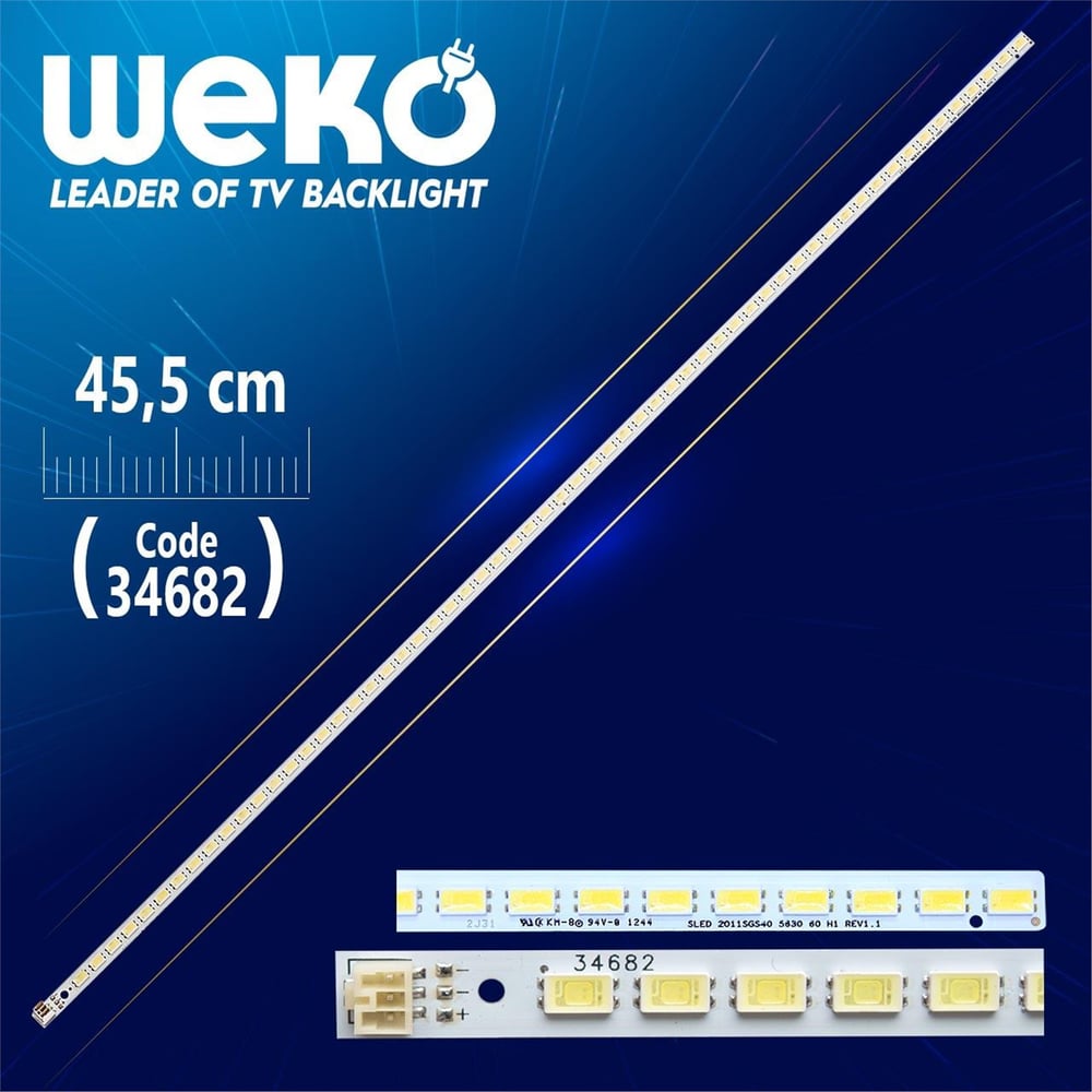 Weko 2011SGS40 5630 60 H1 REV1.1 - WK-128 Led Tv Bar - Tv Led Bar