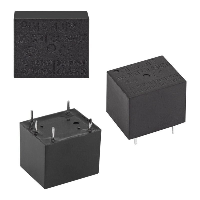 24 VOLT ROLE MS TEK KONTAK 5 BACAK 10 AMPER