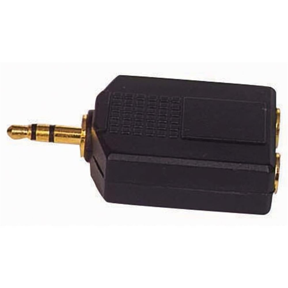 Elektromer 3.5 Mm Stereo Erkek - 2x6.3 Mm Stereo Dişi Çevirici Jack - Fiş - Jack - Şase
