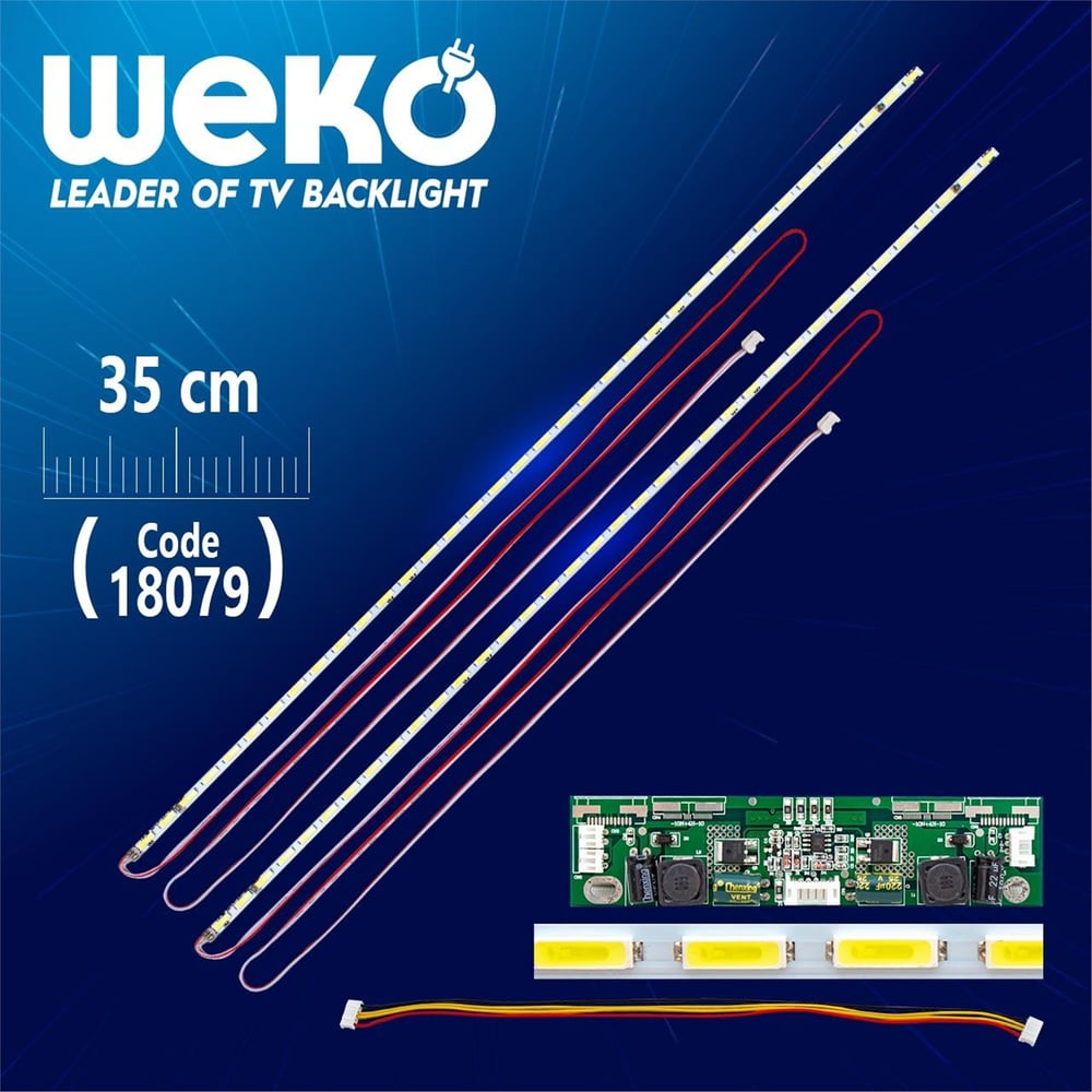 Weko 32'' Inch 12C3B XR-CY-32C-36D 35 Cm 36 Ledli Universal Tv E-Led Takımı - Universal Ledler