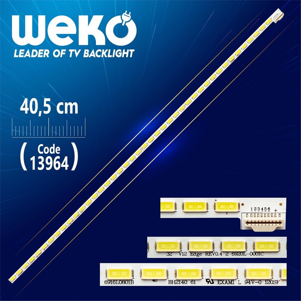 Weko 32 V12 Edge Rev0.4 2 6920L-0001C 6916L0801ab 42 Ledli 40.5 Cm (Wk-330) - Beko Led Bar