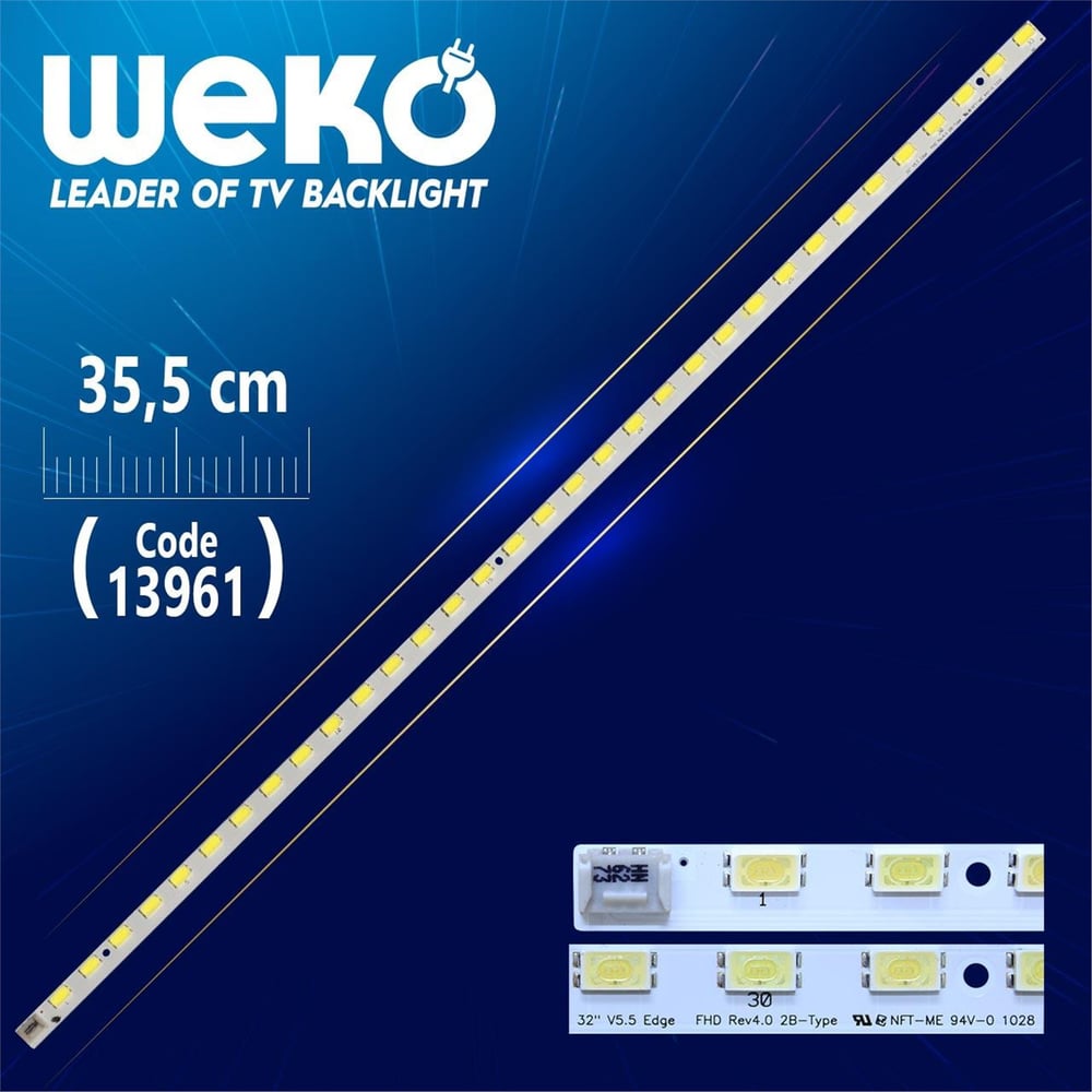 Weko 32 V5.5 Edge Fhd Rev4.0 2B-Type 33 Ledli 35.5 Cm (Wk-584) - LG Led Bar