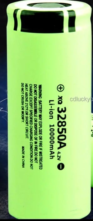 32850 4.2 VOLT 10000 MAH Lİ-ON ŞARJLI PİL