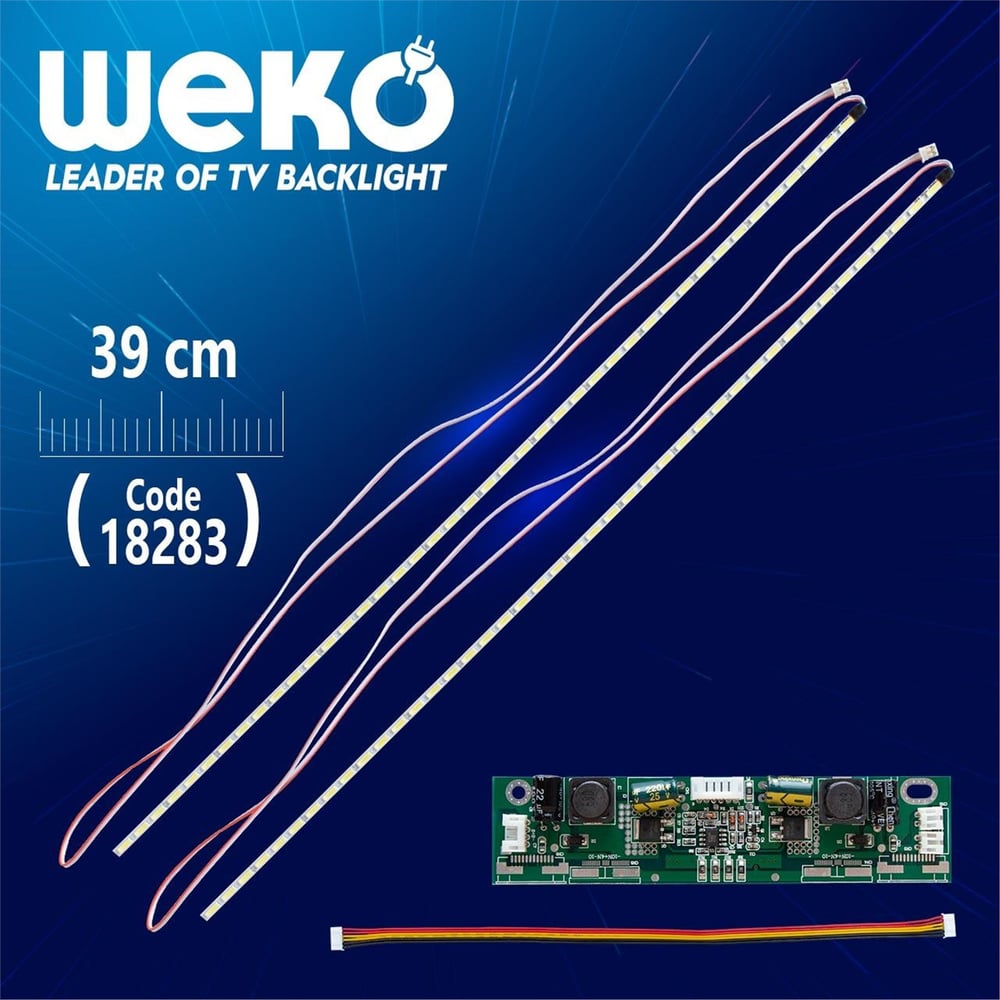 Weko 39,5'' Inch Universal E-LED 7020 Led 390MM 360-450MA 48-51V Çift Led-Sürücü-Kablo Takımı - Universal Ledler