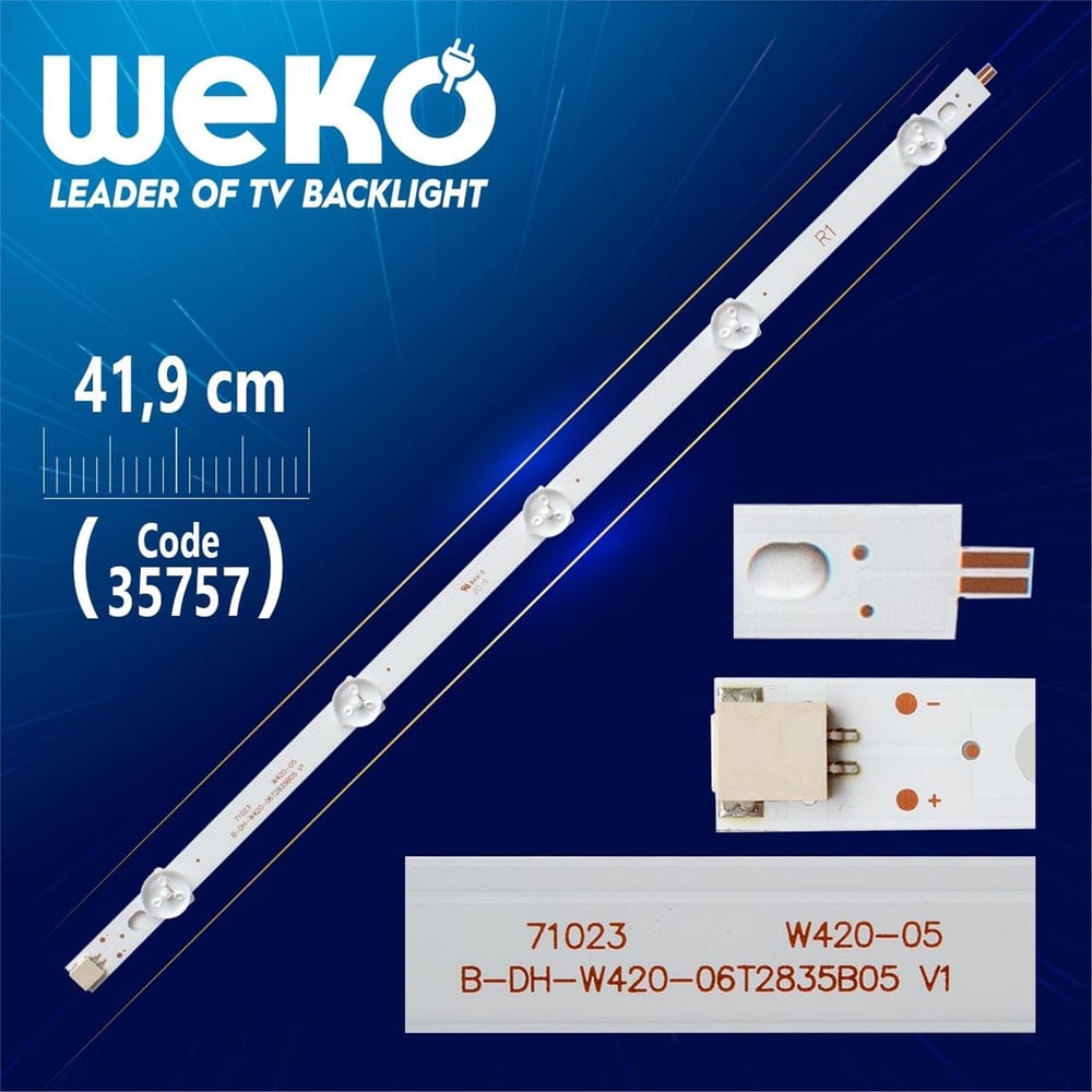 Weko 42'' ROW2.1 REV 0.6 1 R1-TYPE 6916L-1215A - 41.9 Cm 5 Ledli - (WK-1225) Tv Led Bar - Tv Led Bar