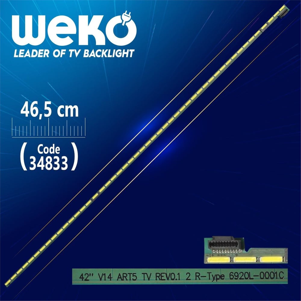 Weko 42 V14 Art5 Tv Rev0.1 2 R-Type 6920L-0001C - 46.5 Cm 48 Ledli - (Wk-385) - LG Led Bar