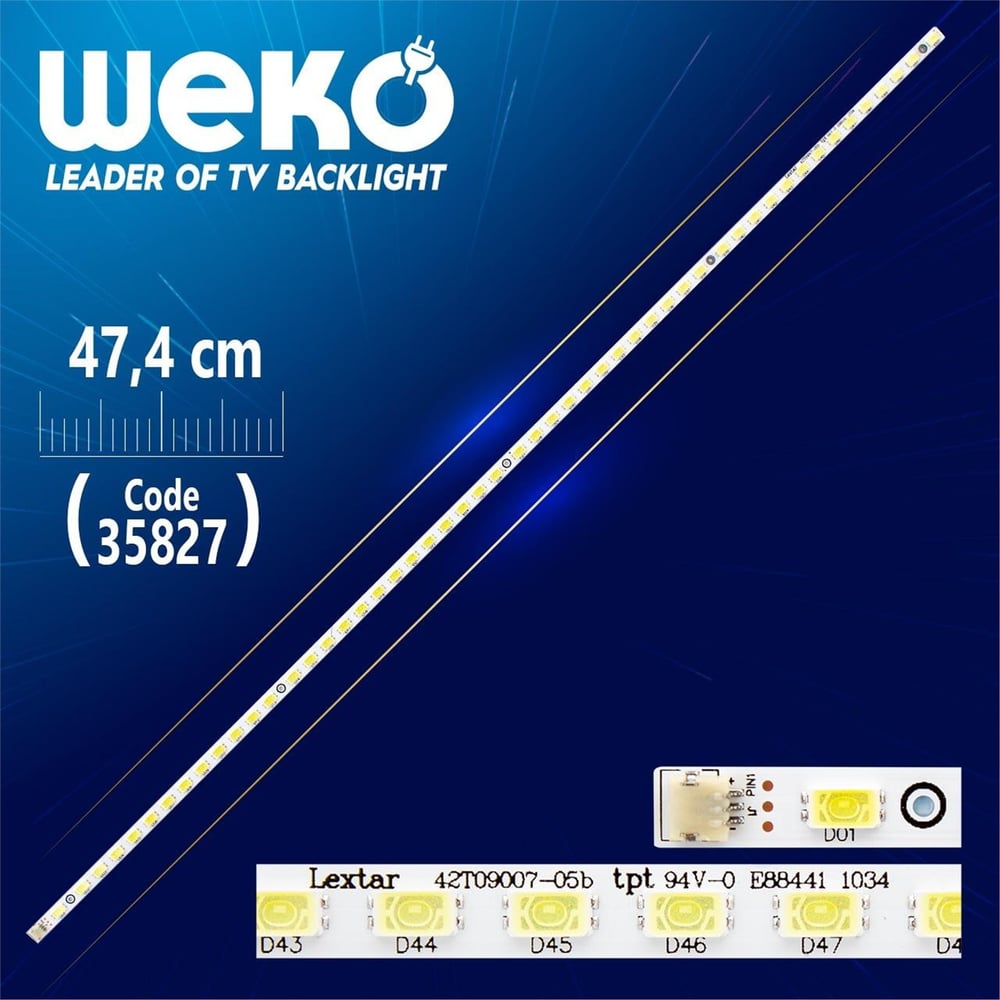 Weko 42T09-05B - TT42T09006RXD6XXB0600992 - 47.4 Cm 52 Ledli - WK-1290 - Tv Led Bar - Tv Led Bar