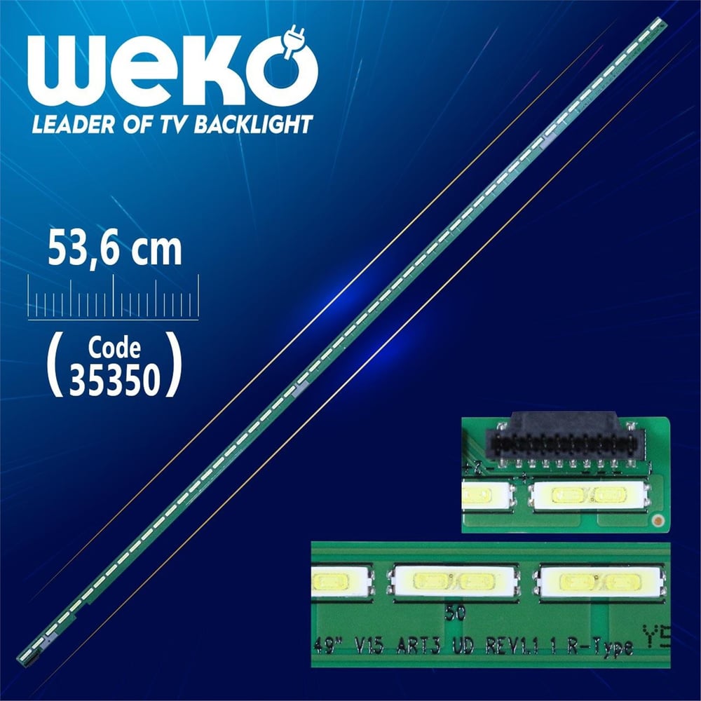 Weko 49'' V15 ART3 UD REV1.1 1 R-TYPE - 53.6 Cm 54 Ledli - (WK-960) Tv Led Bar - Tv Led Bar