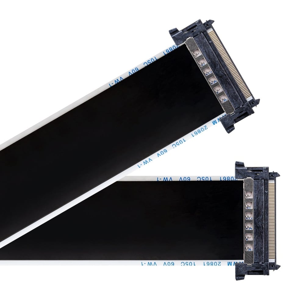51 PİN AWM 20861 LVDS FLEXİ KABLO FHD TV EN 3 CM BOY 30 CM TERS DÜZ İKİ UCU SOKETLİ
