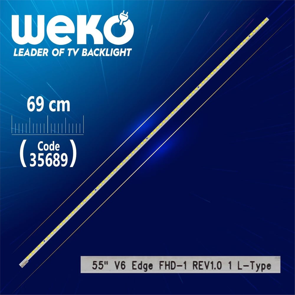 Weko 55'' V6 EDGE FHD-1 REV1.0 1 L-TYPE - 80 Ledli 69 Cm - (WK-1165) Tv Led Bar - Tv Led Bar