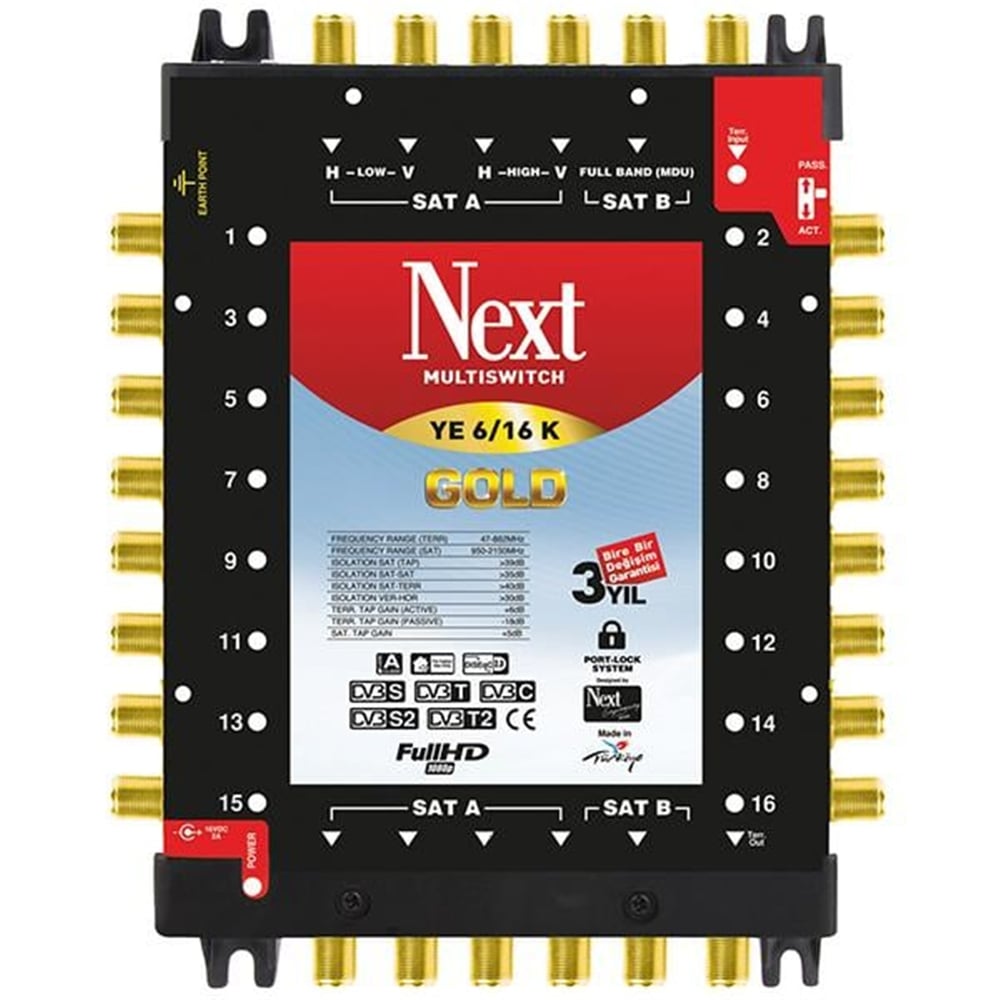 Next 6*16 Kaskatlı Uydu Santrali Next - Mersat Sonlu Uydu Santral