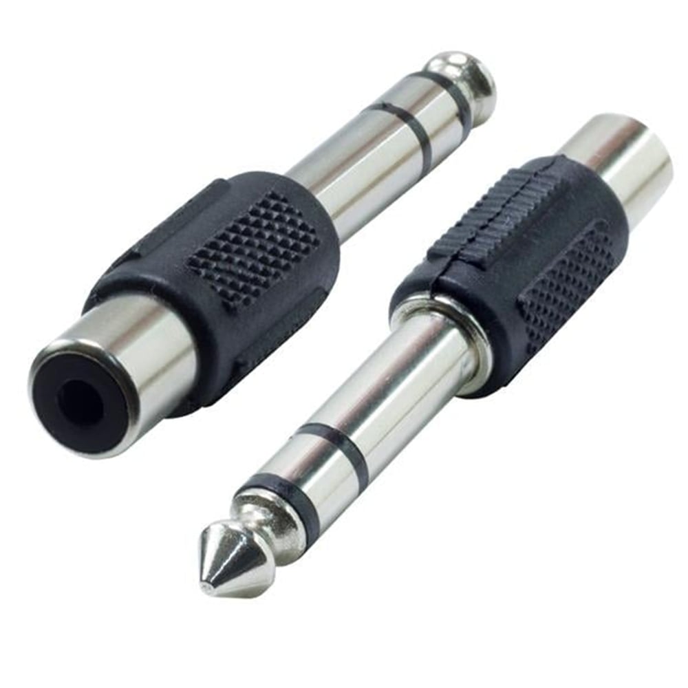 Elektromer 6,3 Mm Stereo Erkek - 1 Tos Dişi Jack - Fiş - Jack - Şase