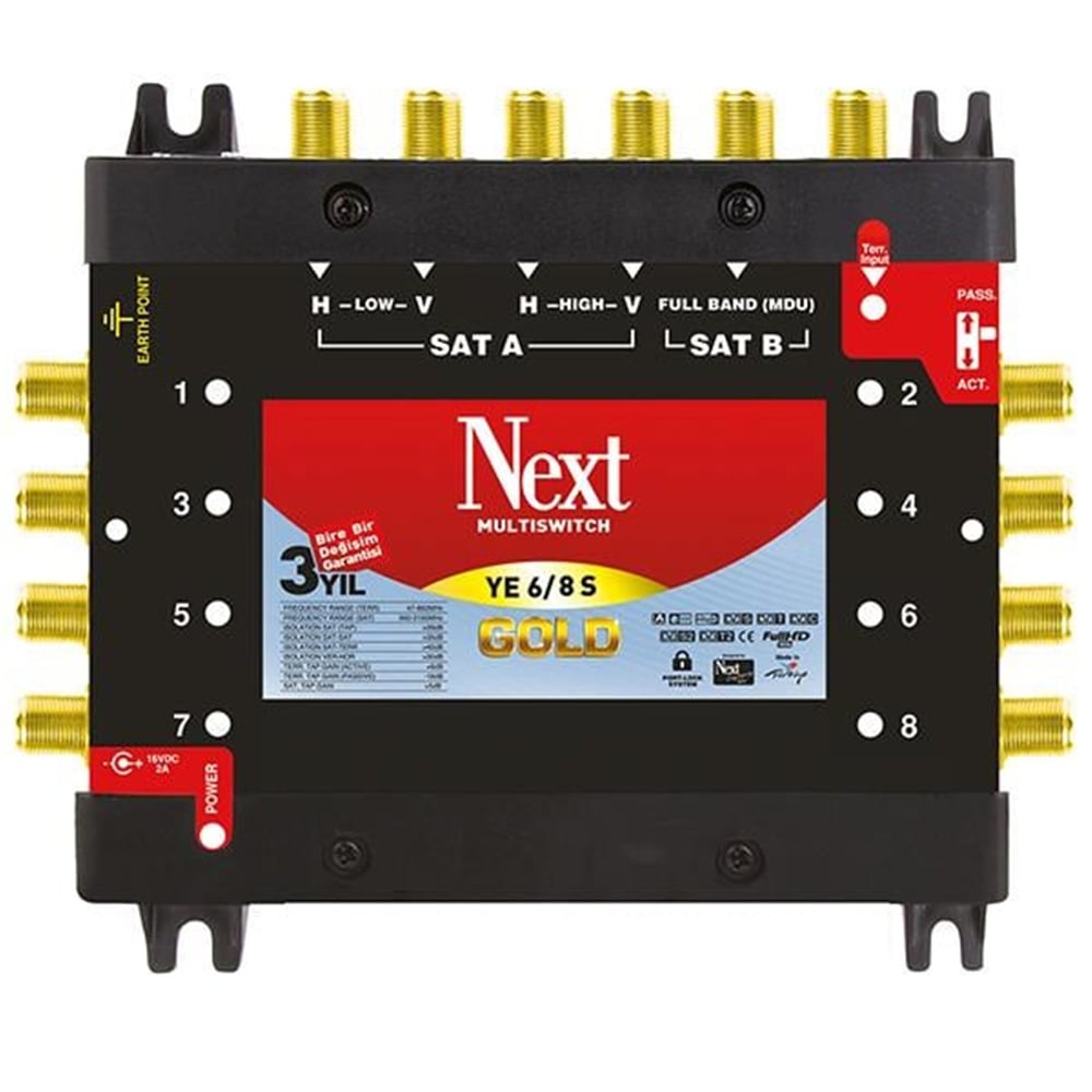Next 6*8 Kaskatlı Uydu Santrali Next - Mersat Sonlu Uydu Santral