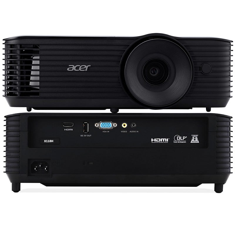 ACER X118H SVGA 800X600 3600 ANSİLÜMEN HDMI PROJEKSİYON CİHAZI