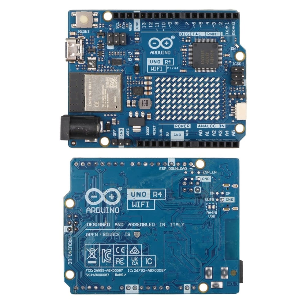 ARDUİNO UNO R4 WİFİ (USB-C) 32-BİT GELİŞTİRME KARTI