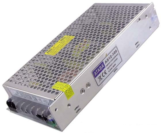 ATABA AS12-100 12 VOLT - 8.5 AMPER - 100 WATT METAL KASA ADAPTÖR