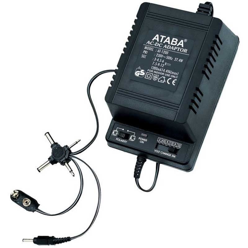 ATABA AT-1200 12 VOLT - 1.2 AMPER KADEMELİ ADAPTÖR