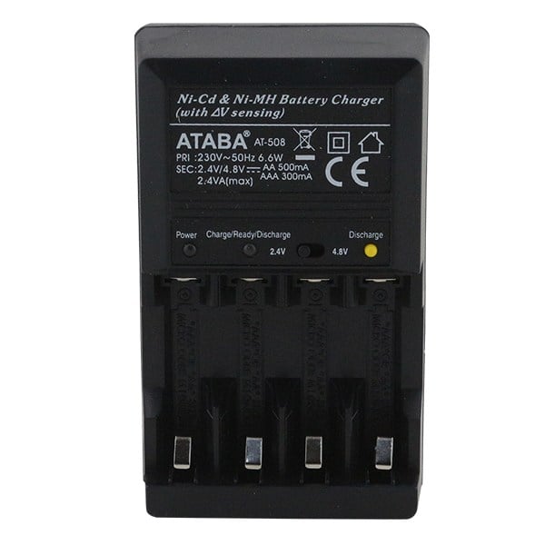 ATABA AT-508 AA-AAA 4'LÜ PİL ŞARJ CİHAZI