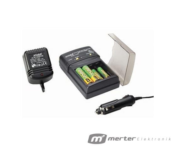 ATABA AT-908 HIZLI 800 MAH ÇAKMAKLIK PİL ŞARJ CİHAZI