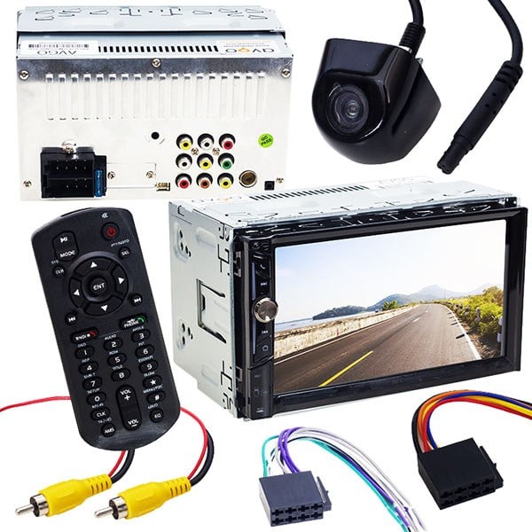 AVGO AVG-U1835 7'' USB/SD/MP5/BLUETOOTH DOKUNMATİK EKRAN DOUBLE MEKANİKSİZ GERİ VİTES KAMERALI OTO TEYP 4X50 WATT