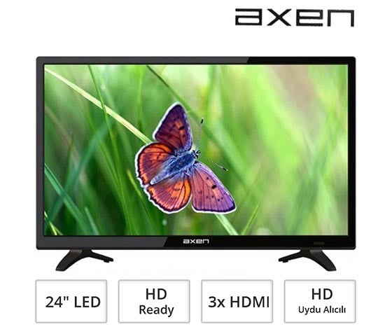 AXEN 24'' LED TV UYDULU LCD TV