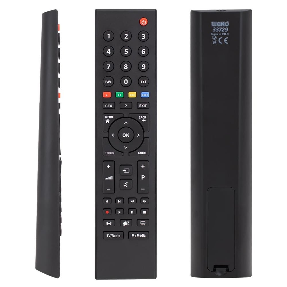 Arçelik RC3214803 - A32LB5533 - A40LB5333 / Beko B24L 5845 4B / Altus AL-32L-4950-4B Media Tuşlu Lcd Tv Kumandası