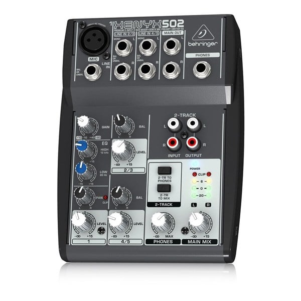 BEHRINGER XENYX 502 5 KANAL DECK MİXER 4 OHM STEREO