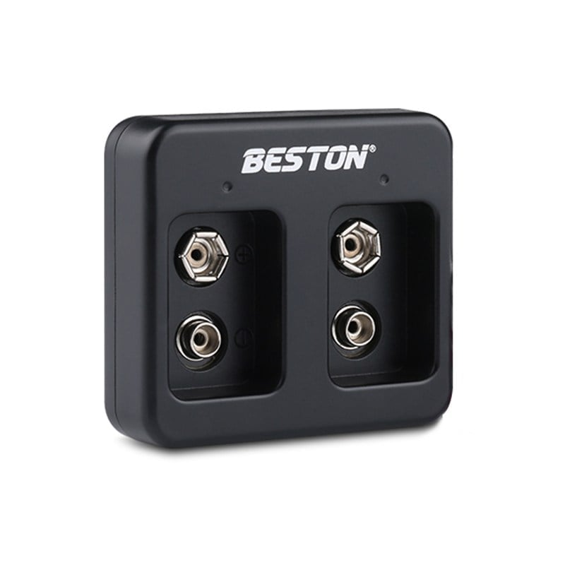 BESTON M7005 SİYAH 2X9 VOLT PİL ŞARJ CİHAZI