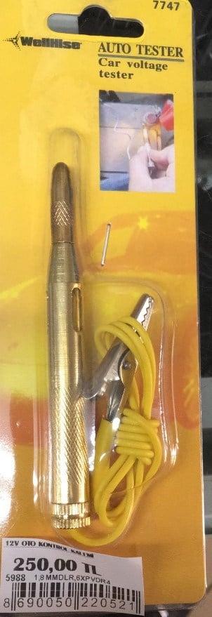 CARSTAR 12 VOLT OTO KONTROL KALEMİ