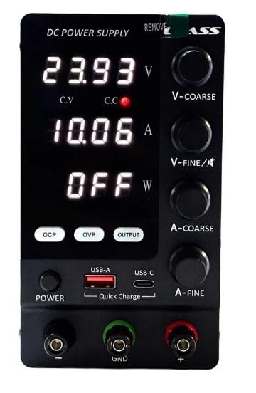 CLASS CPS-33010 30 VOLT 10 AMPER RENKL EKRANLI SWITCH MODE POWER SUPPLY GÜÇ KAYNAĞI