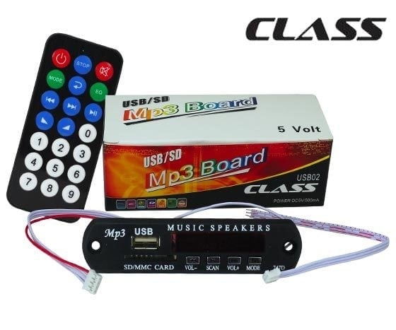 CLASS USB-02 5 VOLT 500MA OTO TEYP USB/SD ÇEVİRİCİ DİJİTAL PLAYER USB BOARD