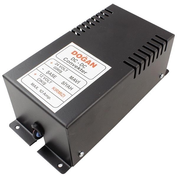 DOĞAN 24V/12V 10 AMPER OTO KONVERTÖR