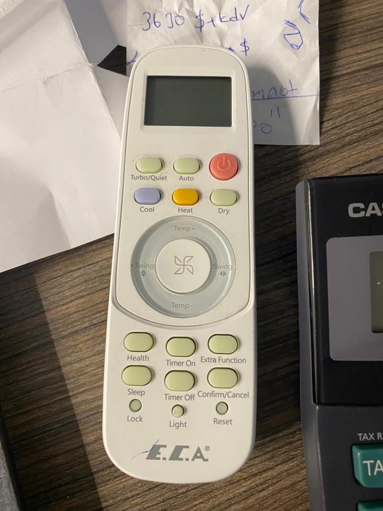 ECA KLİMA KUMANDASI