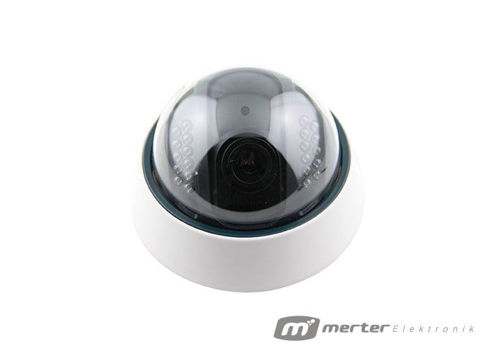 ECOTRONIC EC-423V1C 1/3 CMOS 600 TVL 22 LED 3.6/4 MM DOME KAMERA