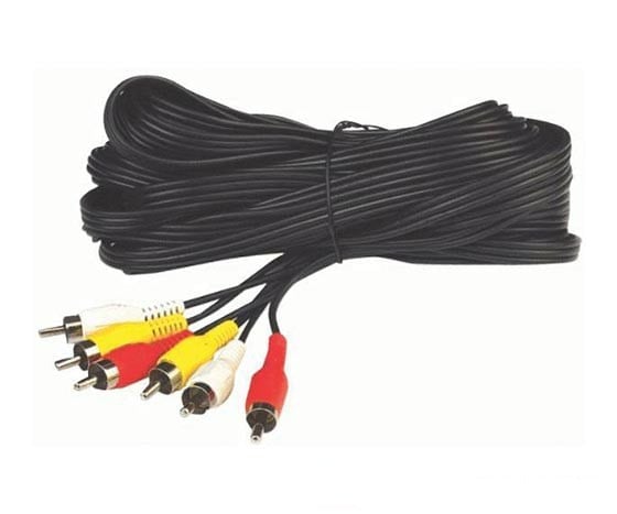 ELEKTROMER 3 RCA + 3 RCA 10 METRE KABLO